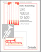 SING PRAISES TO GOD BRASS QUARTET, ORGAN, DESCANT cover